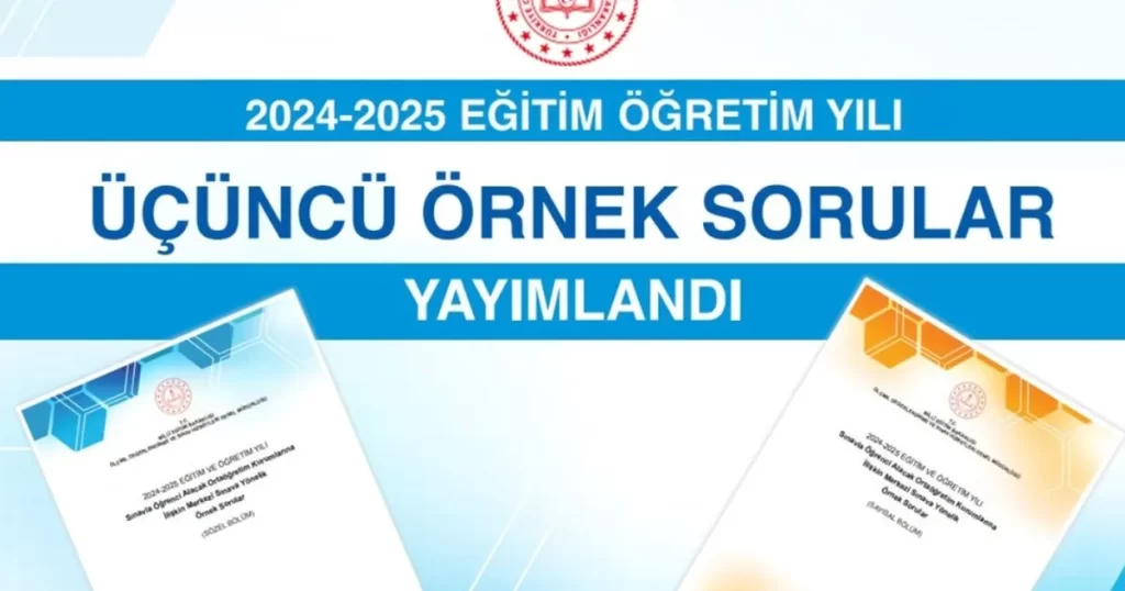 MEB, LGS için üçüncü örnek soruları yayımladı