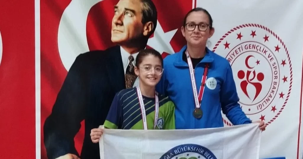 Muğlalı Aybige Türkiye dördüncüsü oldu