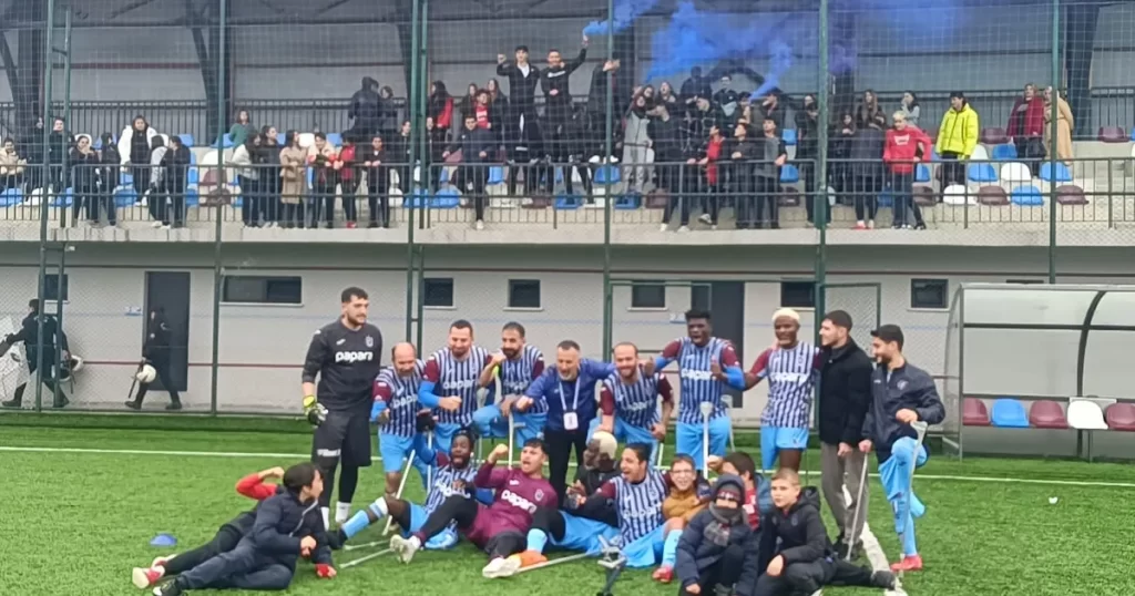 Ampute maçında gol düellosu