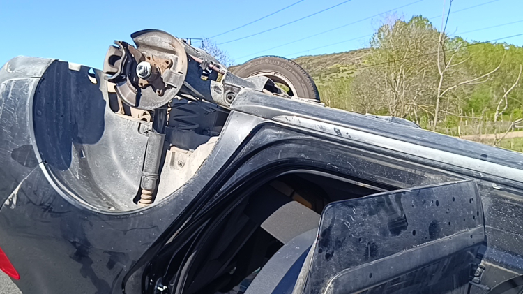 Bilecik’te takla atan otomobilde 1 kişi yaralandı