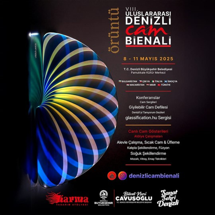 Camın ustaları Denizli’de buluşuyor