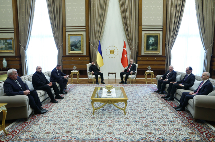 Cumhurbaşkanı Erdoğan, Zelenskiy ile görüştü