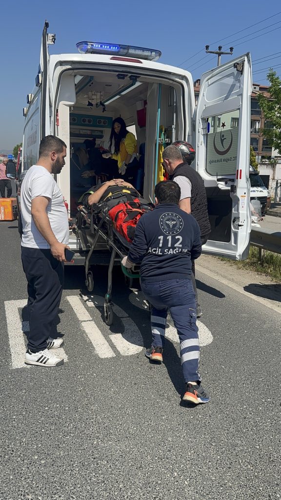 Düzce’de korkutan kaza!