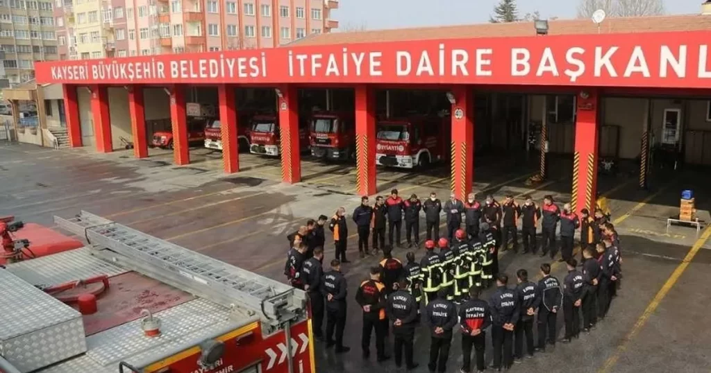 Kayseri itfaiyesinden üst düzey performans