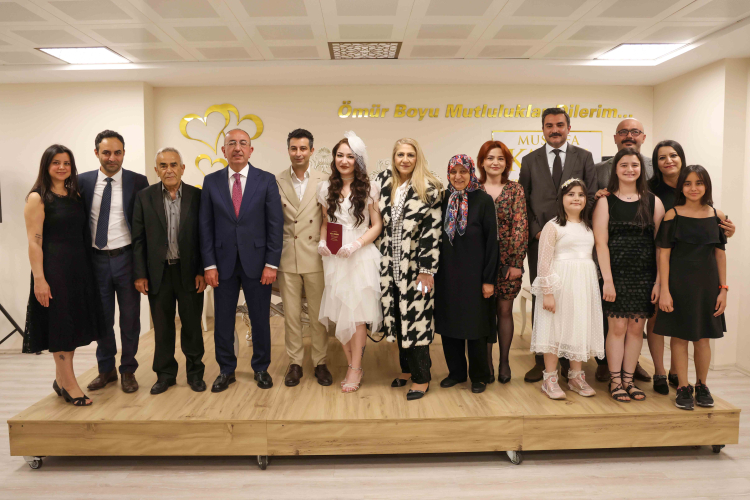 Konya Meram’da 42 çift ‘5.5.2025’te ‘Evet’ dedi