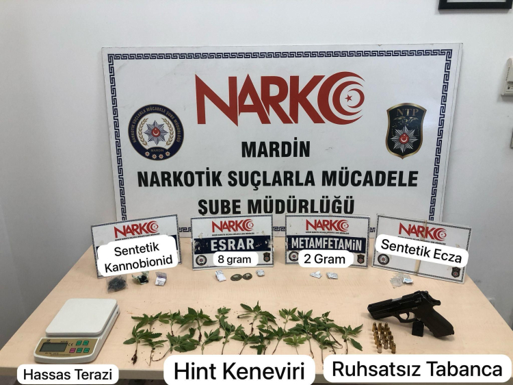 Mardin Narkotik Şube’den zehir tacirlerine büyük darbe