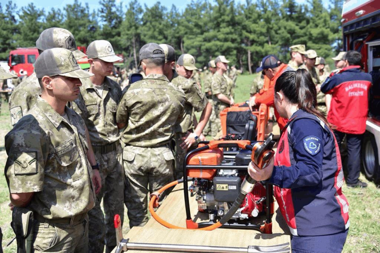 Nefes kesen yangın tatbikatı