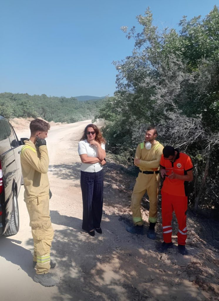 Bursa Nilüfer’de yangın! Söndürüldü