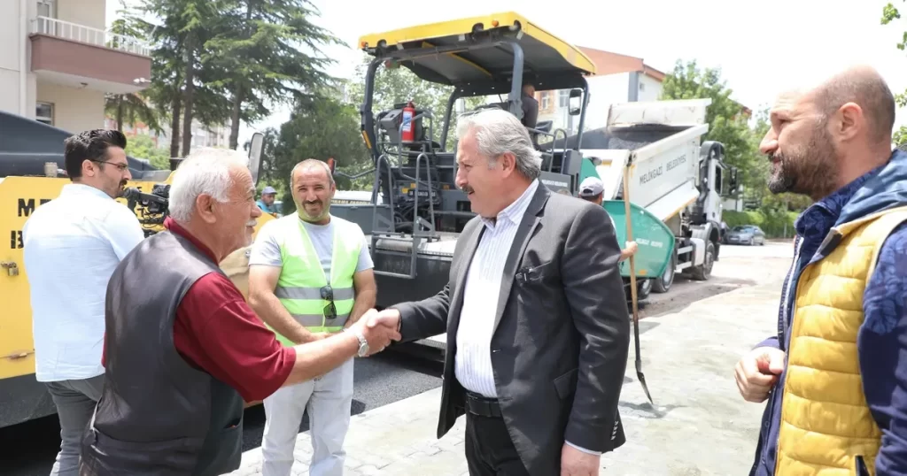 Kayseri Melikgazi asfalt sezonuna hızlı girdi