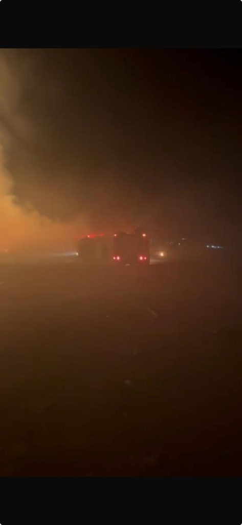 Ayvalık’ta çöp depolama sahasında yangın