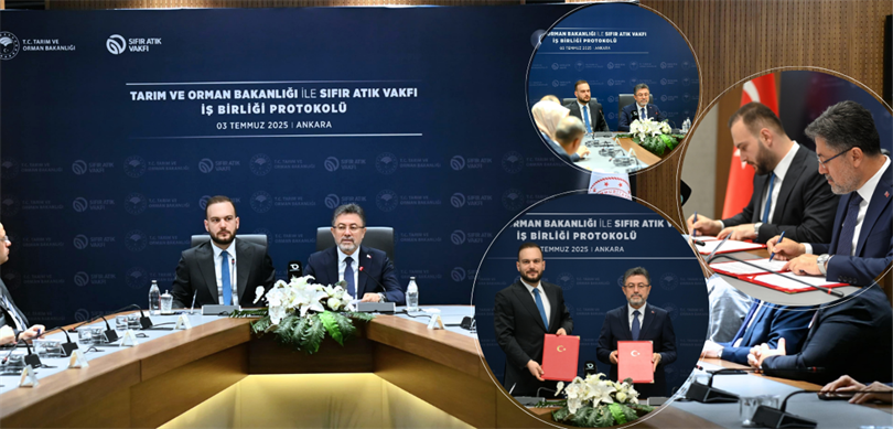 TARIM VE ORMAN BAKANLIĞI İLE SIFIR ATIK VAKFI ARASINDA İŞ BİRLİĞİ PROTOKOLÜ İMZALANDI
