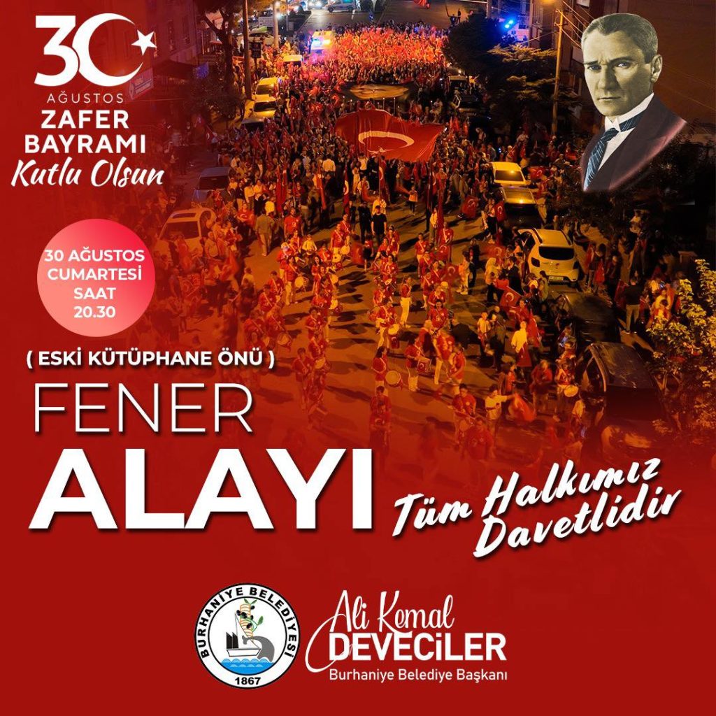 BURHANİYE’DE 30 AĞUSTOS COŞKUYLA KUTLANACAK