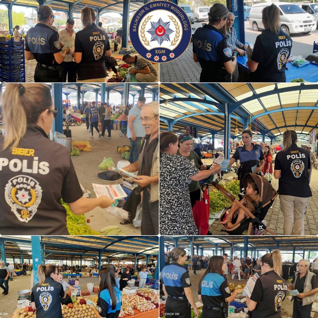 Balıkesir Polisi Semt Pazarında 260 Kişiyi Bilgilendirdi