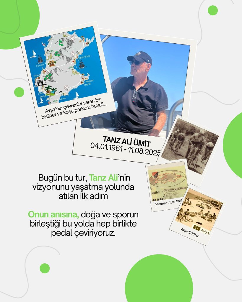 Avşa’da Pedallar Tanz Ali’nin Hayali İçin Dönüyor