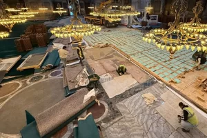 Ayasofya’daki restorasyon çalışmalarındaki iddialara yalanlama: Zemin tahrip edilmedi!