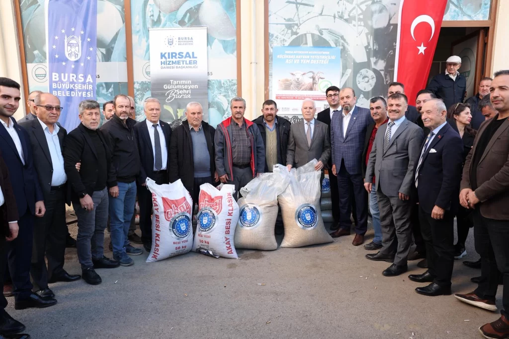 Bursa Büyükşehir’den hayvancılığa güçlü destek