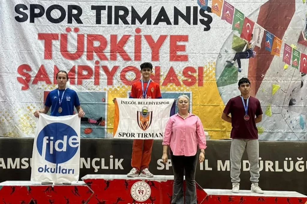 Bursa İnegöl’e spor tırmanışta Türkiye dereceleri