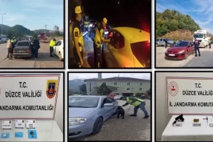 Düzce Jandarması’ndan şok uygulama… 29 aranan kişi yakalandı!