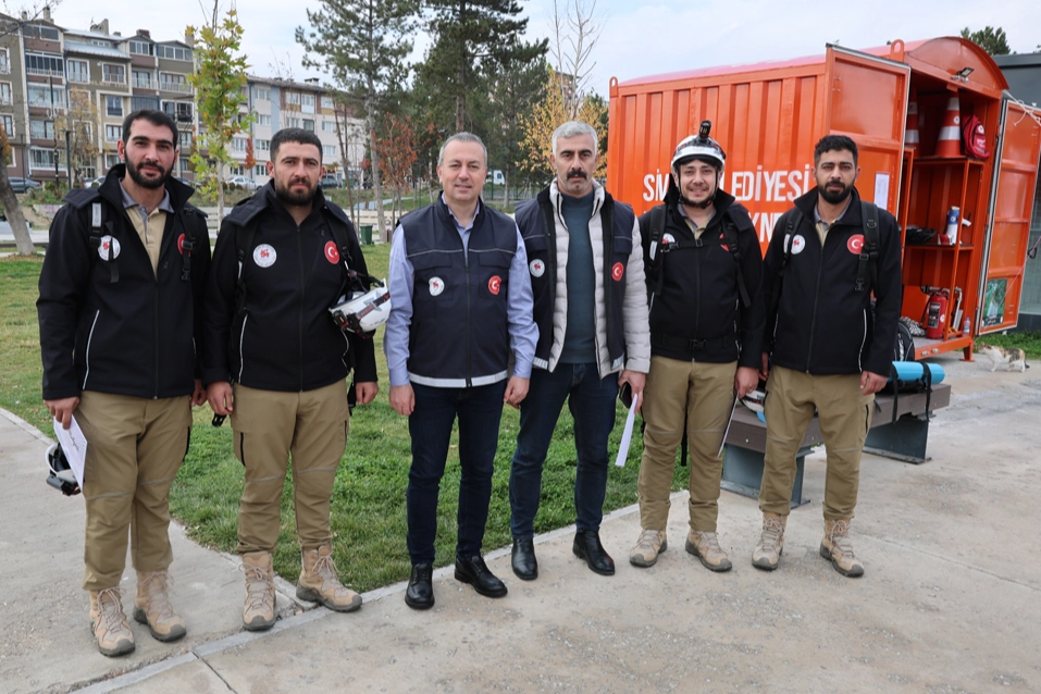 Sivas’ta ‘Afet Konteyneri’ uygulaması başlatıldı