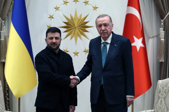Ukrayna Devlet Başkanı Zelenskiy Beştepe’de