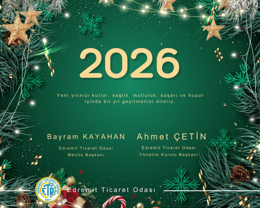 EDREMİT TİCARET ODASI YENİ YIL KUTLAMA MESAJI