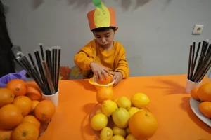 Ankara’da miniklerden renkli ‘C Vitamini’ etkinliği