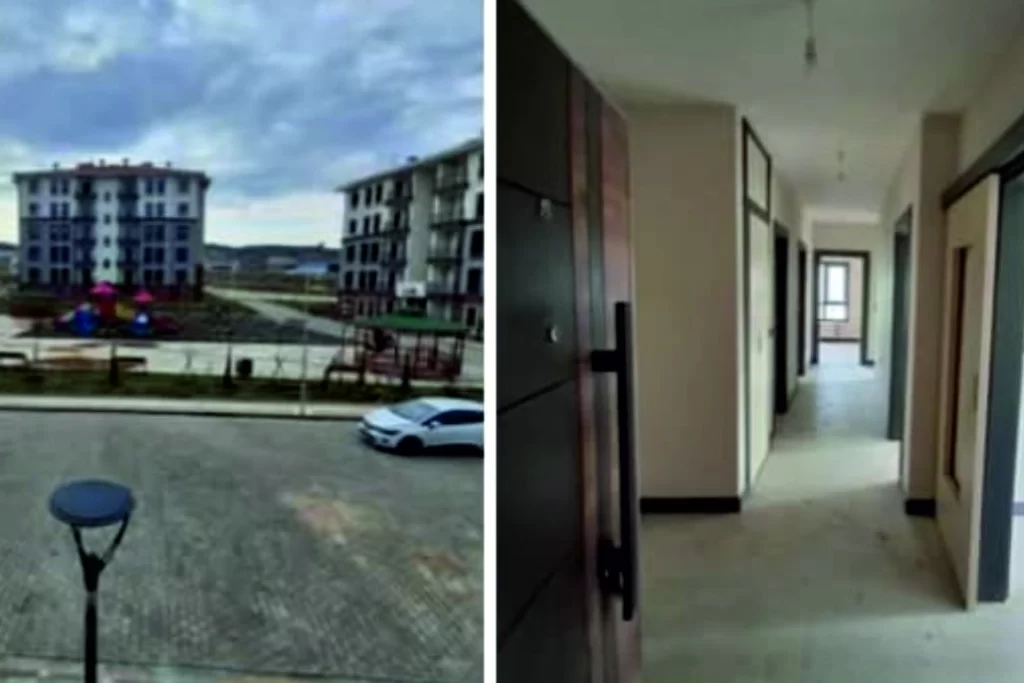 Edirne Keşan’da TOKİ’nin teslim ettiği daire anında kiraya verildi