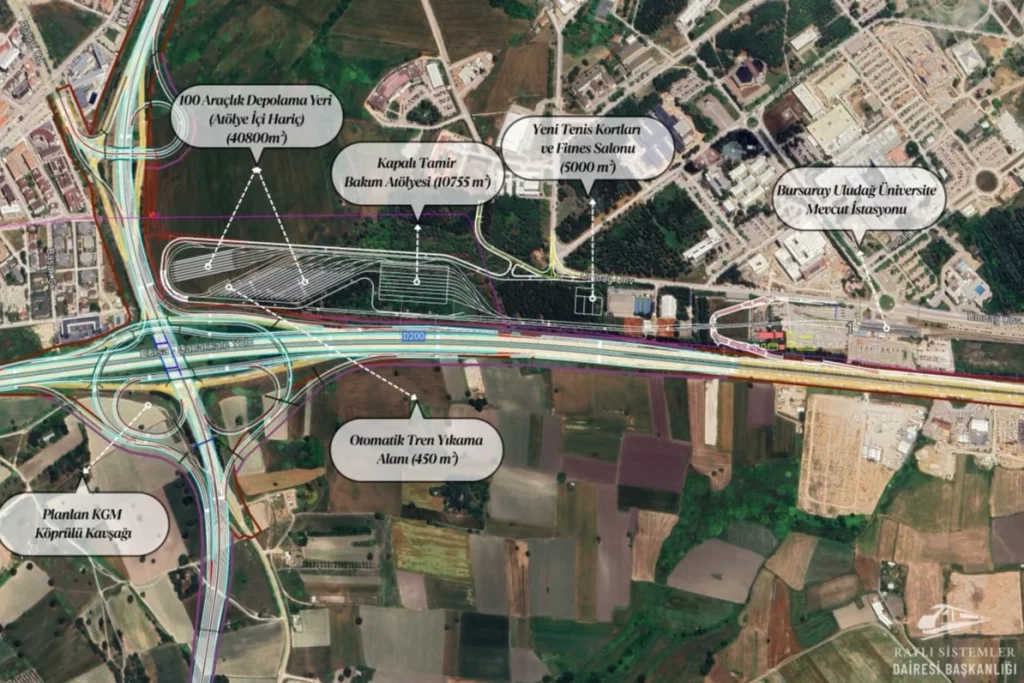 Bursa’da raylı sistem hattı genişliyor