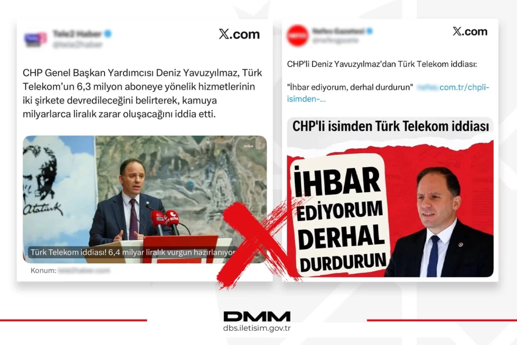 DMM: Türk Telekom hakkındaki ‘hizmet devri’ iddiaları asılsız