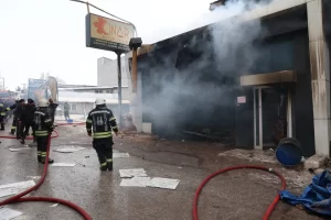 Erzurum’da Keresteciler Sitesi’nde yangın: 1 ölü, 7 yaralı
