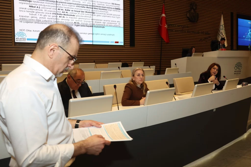 Bursa Nilüfer Belediyesi’nde hizmet içi İSG eğitimi