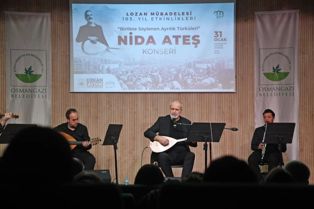 Bursa Osmangazi’de mübadele acıları türkülerle anlatıldı