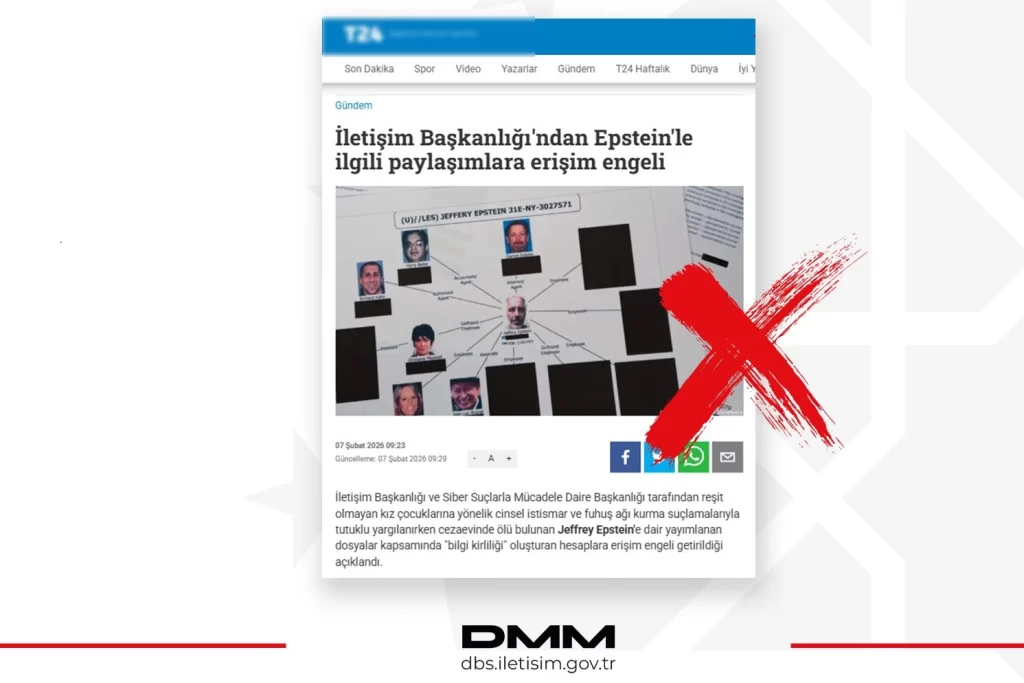 İletişim’den “Epstein paylaşımlarına erişim engeli” iddiasına yanıt