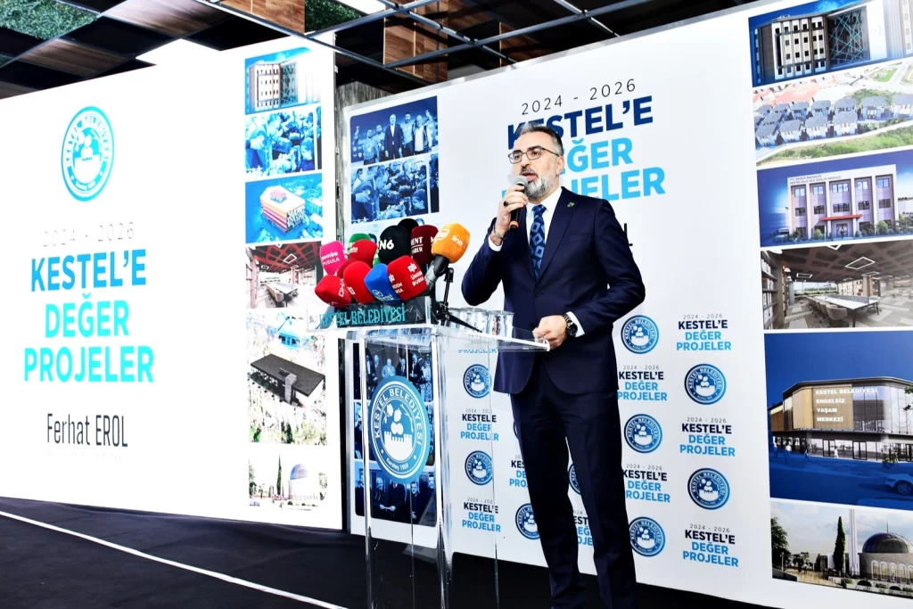Kestel’de Başkan Erol’dan proje ve yatırımlar sunumu