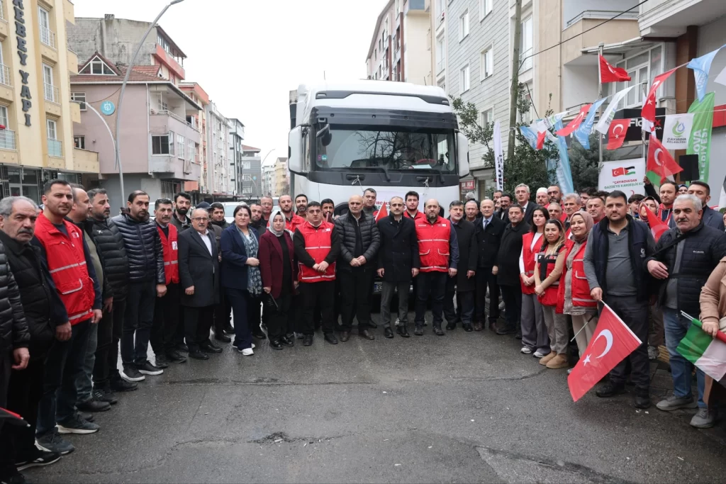 Kocaeli Çayırova’dan Gazze’ye kardeşlik eli uzandı