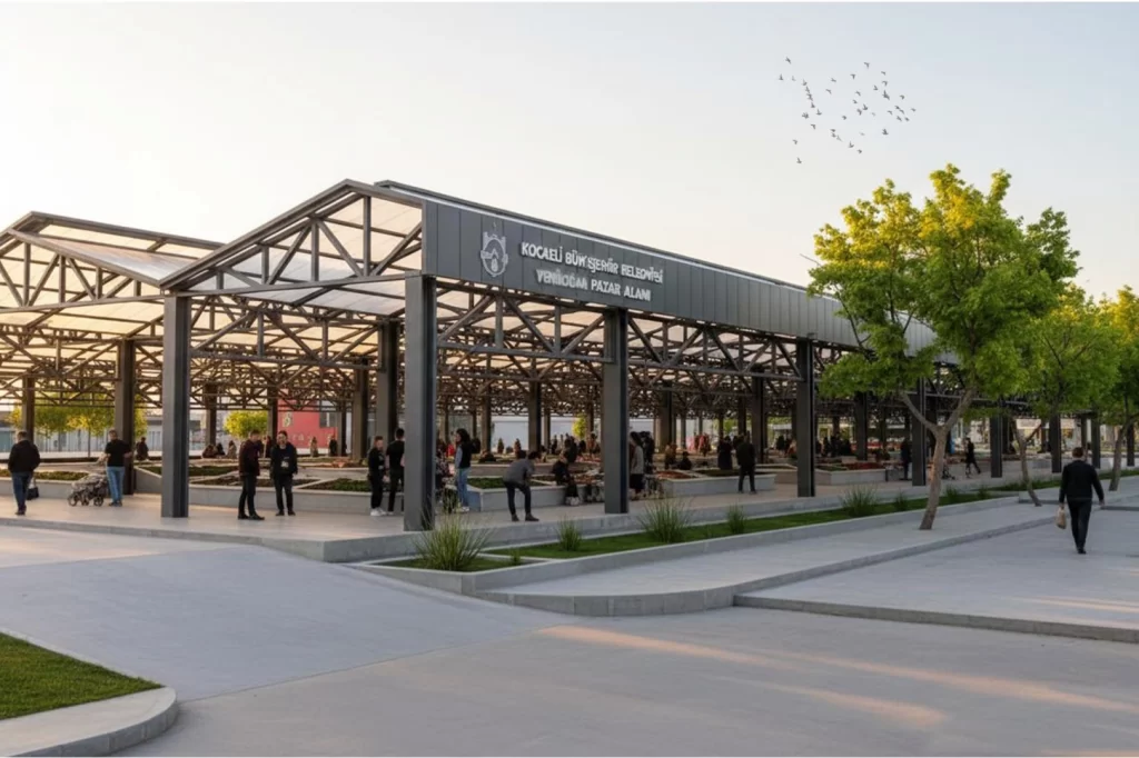 Kocaeli İzmit’te modern kapalı pazar alanı geliyor