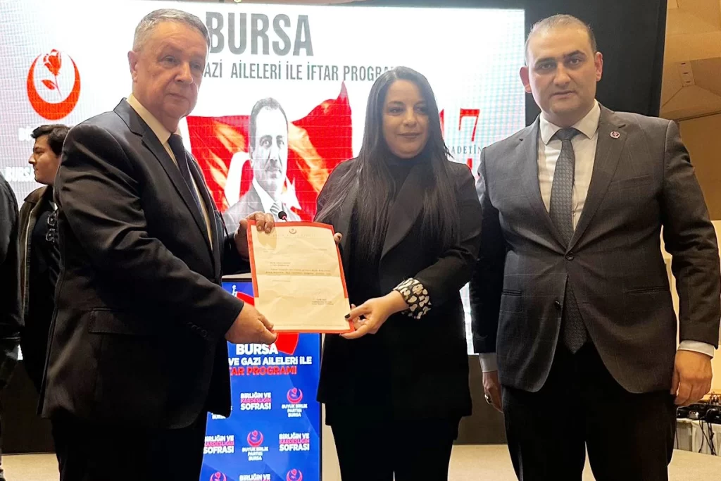 BBP Mudanya’ya Melek Karabay atandı