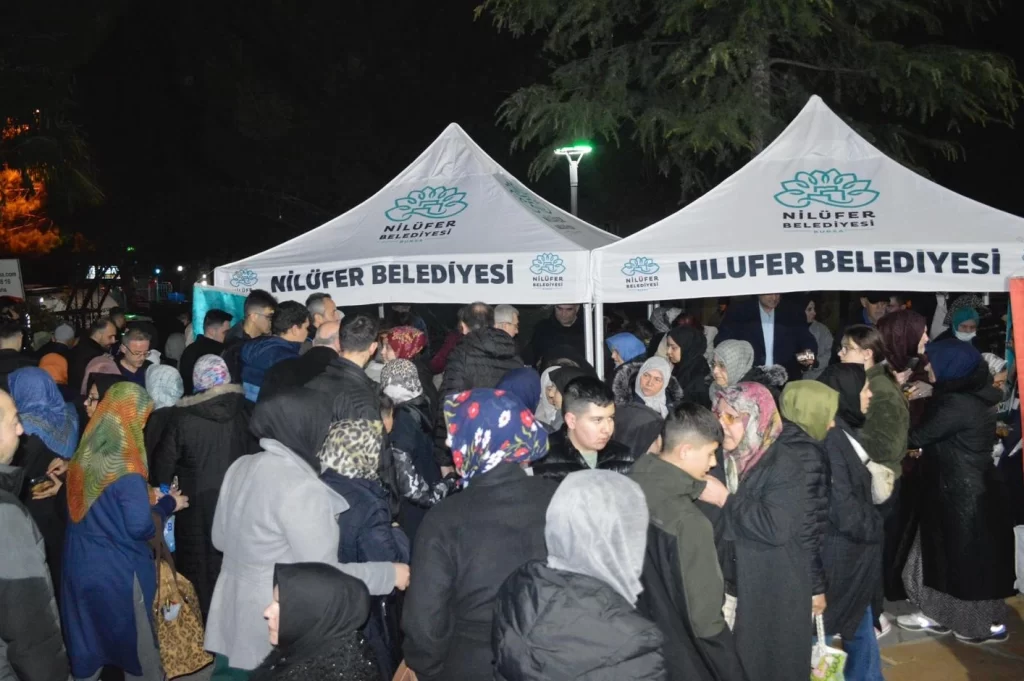 Bursa Nilüferliler o gecenin maneviyatını yaşadı