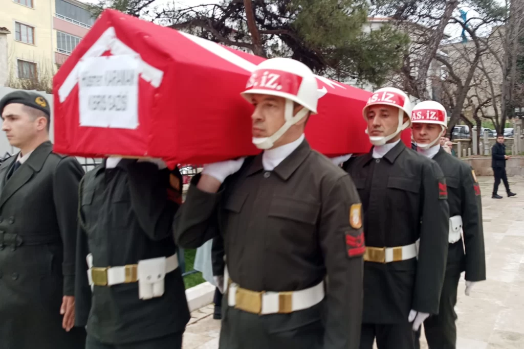 Edirne Keşan’da Kıbrıs Gazisi’ne son görev