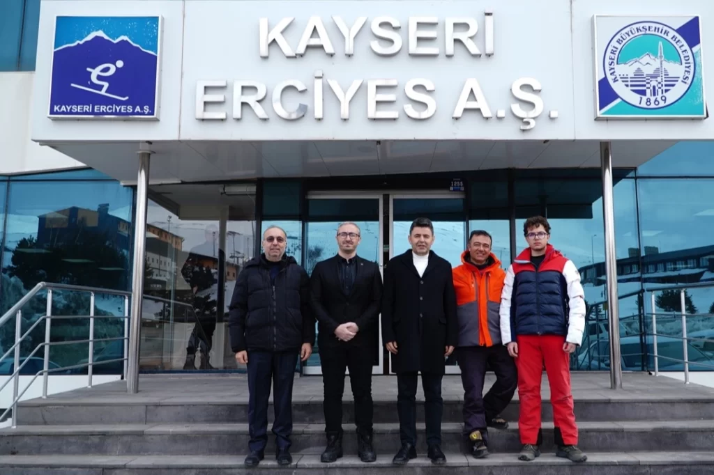 Kayseri’de Ulaştırma Bakan Yardımcısı’na Erciyes sunumu