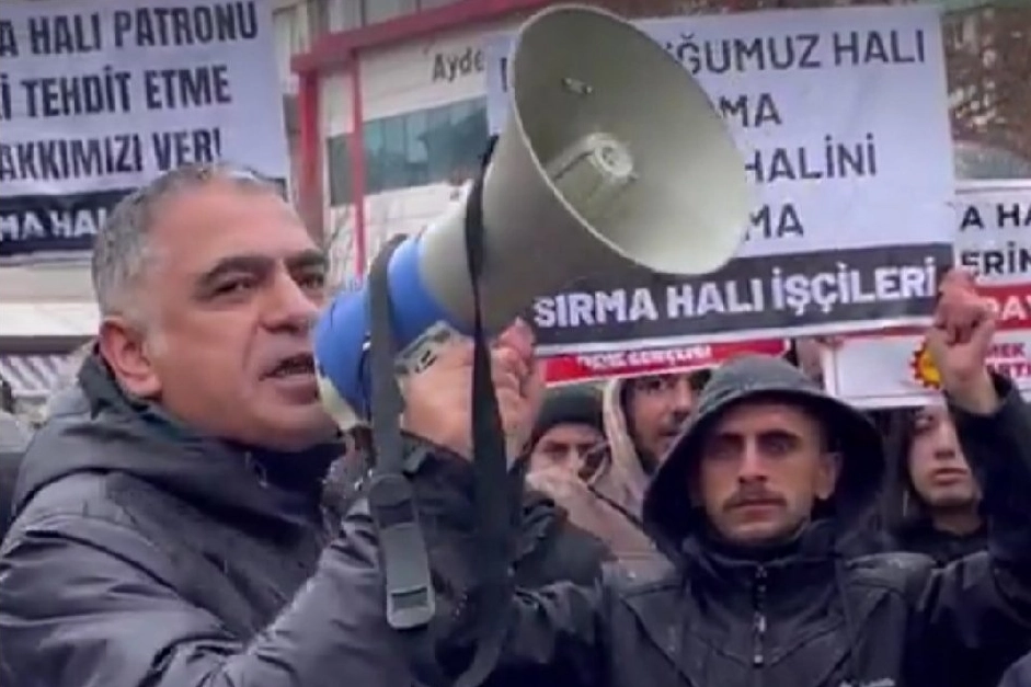 Sırma Halı işçilerini destekleyen BİRTEK-SEN Genel Başkanı tutuklandı