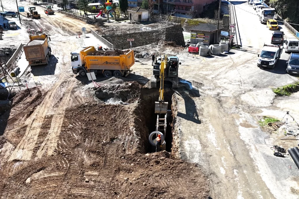 Trabzon Dernekpazarı’nda altyapı seferberliği