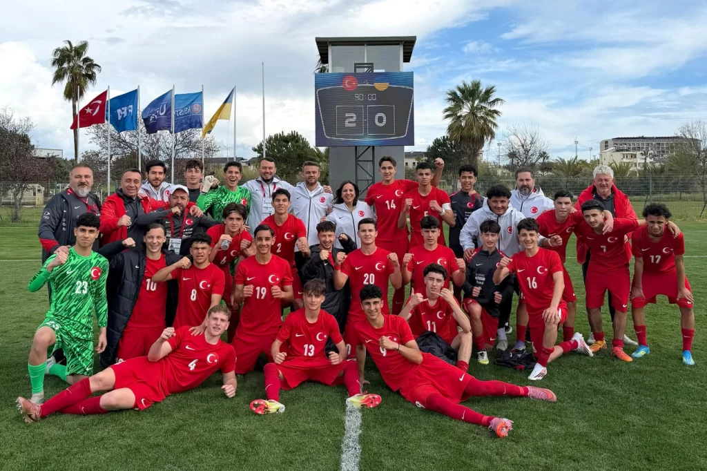 U16 Milliler hazırlıkta Ukrayna’yı 2-0 yendi