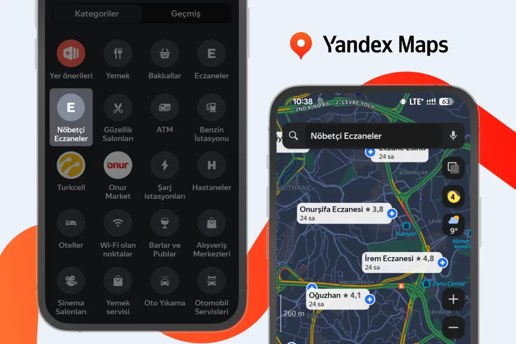 Yandex Maps’te nöbetçi eczanelere erişimi kolaylaştırdı
