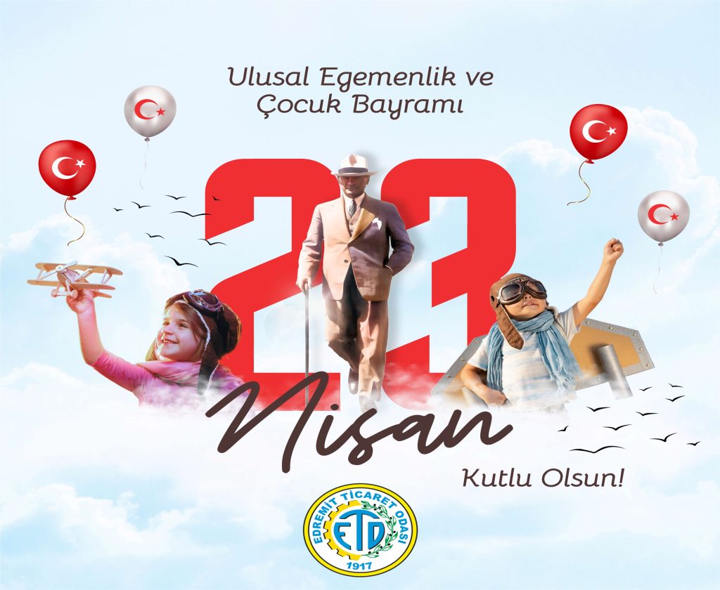 Edremit Ticaret Odası 23 Nisan Kutlama İlanı