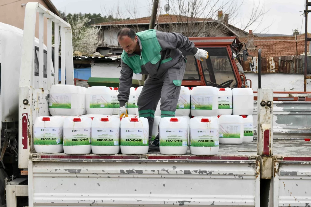 Ankara’da üreticiye yüzde 50 hibeli sıvı gübre desteği