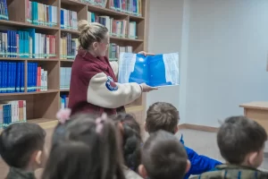 Ankara Keçiören’de minik öğrenciler kütüphane atmosferini yaşadı