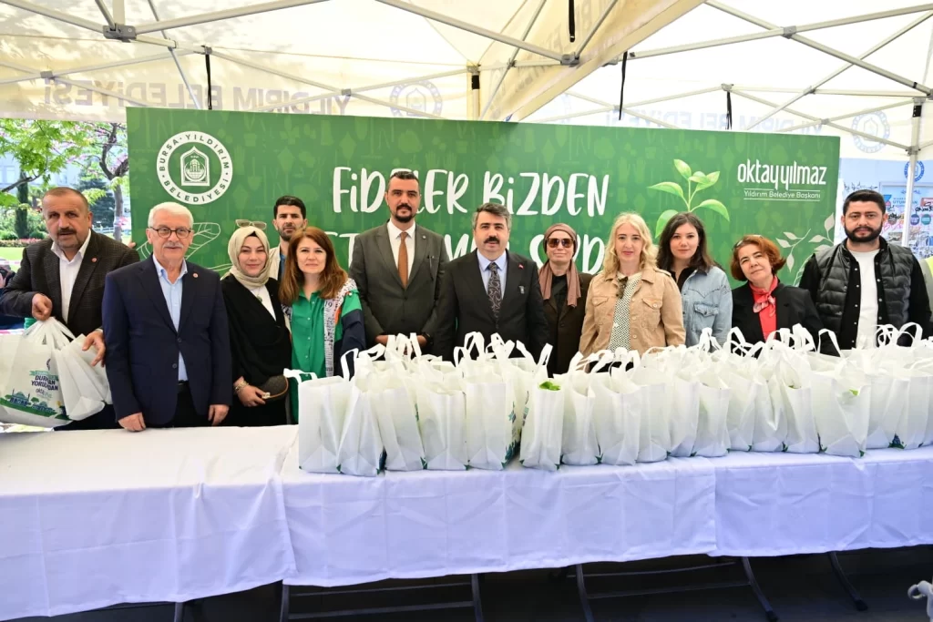 Bursa’da ‘yeşil gelecek’ Yıldırım’da filizlendi