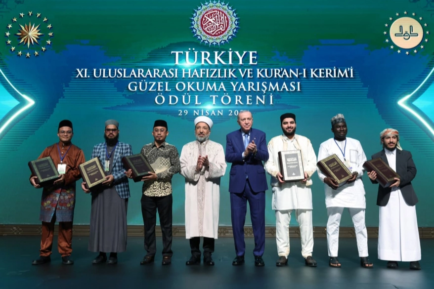 Cumhurbaşkanı Erdoğan’dan Kur’an-ı Kerim Yarışması’nda birlik ve kardeşlik vurgusu