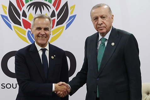 Erdoğan’dan Carney’e Türkiye daveti